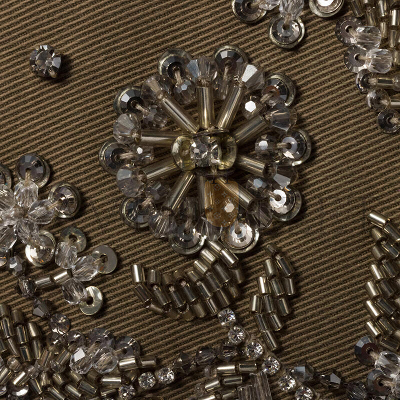 MIU MIU IVY EMBROIDERED GABARDINE BAG 5BA281 (24*20cm) MIU MIU IVY EMBROIDERED GABARDINE BAG 5BA281 (24*20cm)